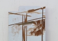 cornerpiece, wood paint, 2022  ca.35 x 20
